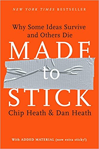 <br /></noscript>
Made to Stick: Why Some Ideas Survive and Others Die by Chip & Dan Heath
