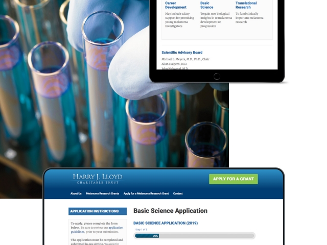 Scientific Grant Website Design & Development by Infusion Marketing