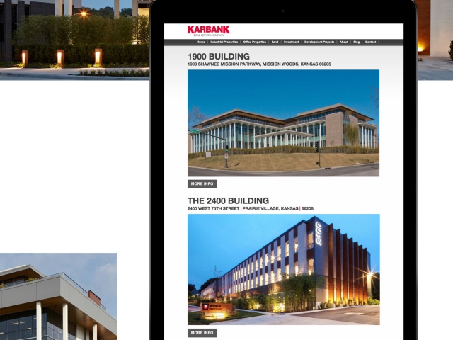Commercial Real Estate Development Website Design by Infusion Marketing