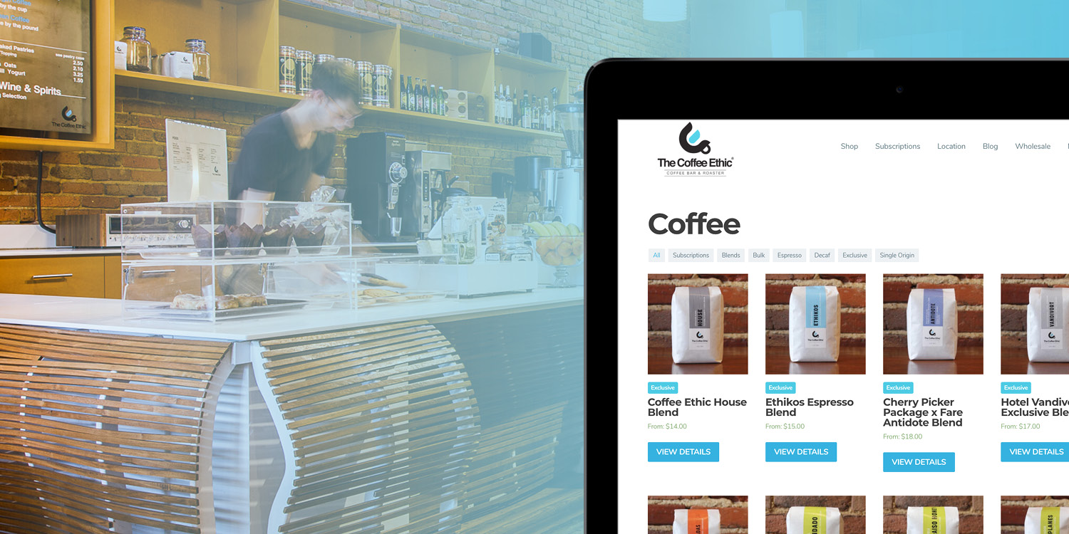 The Coffee Ethic Website Design by Infusion Marketing